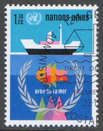 United Nations Geneva Scott 45 Used